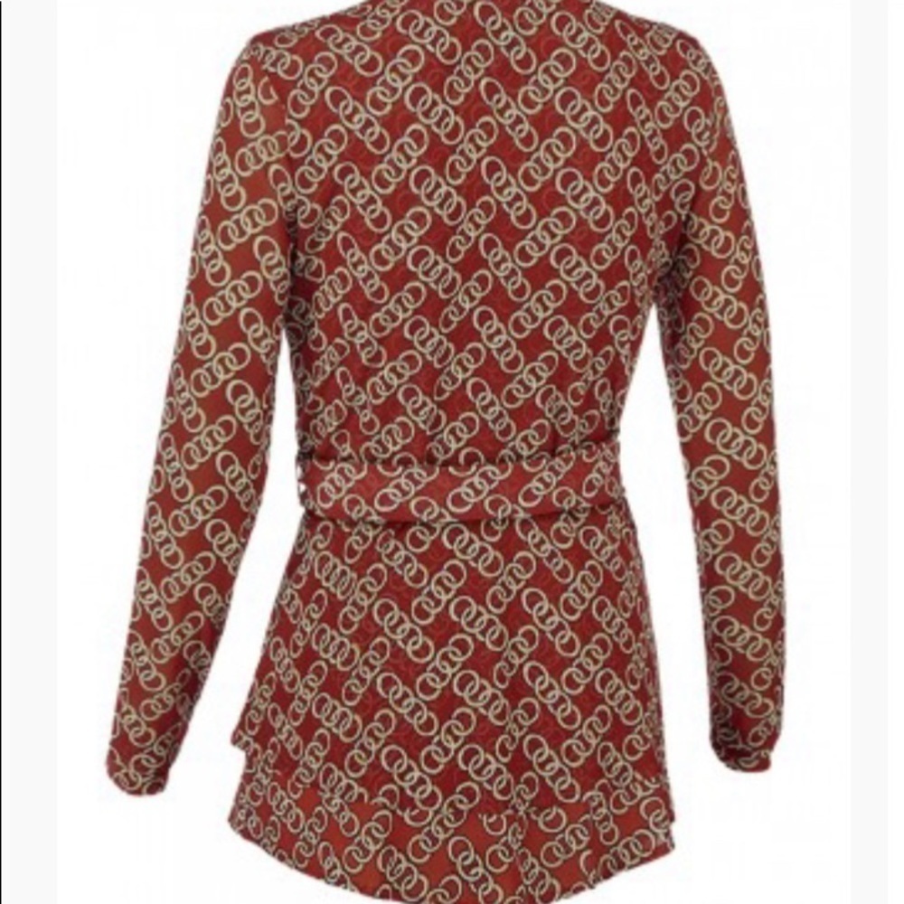 Cabi Ringleader Wrap Top Size Medium Item 3951 Wrap Blouse - Picture 2 of 5